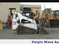 Bobcat skid steer in Online Construction Equipment Auction