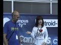 Primera visita a Europa de la simpática, Actroid DER2.