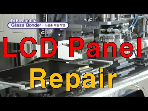how to repair lcd panel