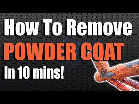 how to remove powder coat