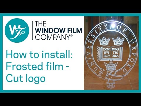 how to fit frosted window film