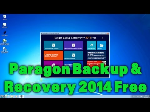 Backups mit Paragon Backup & Recovery 2014 Free
