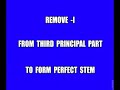 The Pluperfect Indicative Review Song