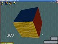 The end of my 20x20x20 rubiks cube solve