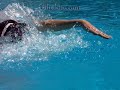 Girl Swimming fast in UltraSlo motion