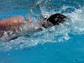 Girl Swimming fast in UltraSlo motion