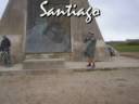 Santiago de Compostela con Jesus Segovia Compañero de fatiga