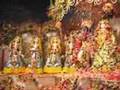 Flower shower - Radha-Madhava pushpa abhishek in Mayapur