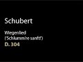 Schubert D 304 Wiegenlied ('Schlumm're sanft!').wmv