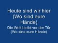 Tokio Hotel-Wo sind eure Haende - Karaoke Version Tokio Hotel-Wo sind eure Haende - Karaoke Version