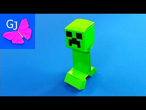 Оригами как сделать крипера
