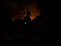 The whol drunken crew desperately tries to sing