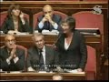 sen. Finocchiaro al Senato, 22 ottobre 2008