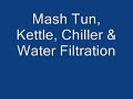  home brew beer brewery mash tun hlt hot liquor kettle counter flow chiller fermenter imperial stout grain hops