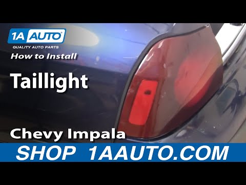 How To Install Replace Taillight Chevy Impala 00-05 1AAuto.com