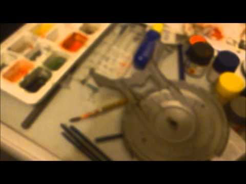 how to paint the enterprise nx-01 model