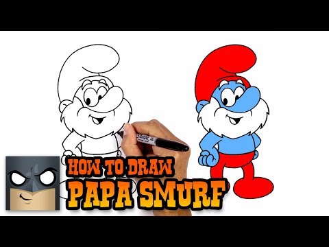 video-linktoworks-How to Draw Papa Smurf