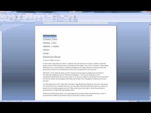 Mail Merge to PDF