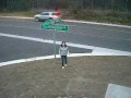 runnin across the street
