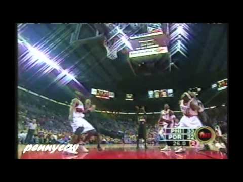 Allen Iverson DOMINATES vs. the very talented Portland Trail Blazers (2003)