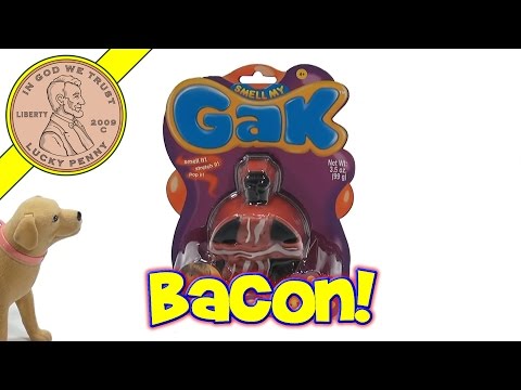 gak - Get This Item From the Lucky Penny Shop! http://luckypennyshop.com/nickelodeon-smell-my-gak-bacon/ Watch more Nickelodeon Toy Videos: http://www.youtube.com/...
