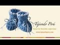 Zapatitos para bebé en crochet (Parte 1) Ver Video
