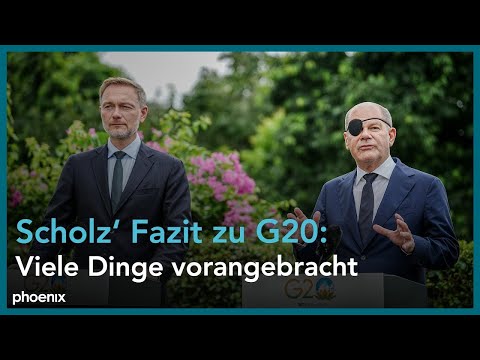 Bundeskanzler Olaf Scholz (SPD) und Finanzmini ...