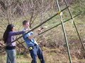 Anthony Launching the Slingshot