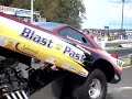 VFR 750 street fighter vs CBR1100 drag race