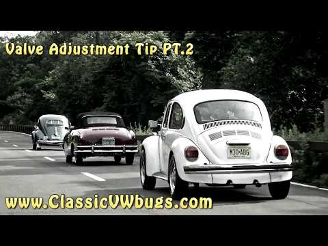 how to adjust vw bug valves