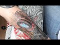 www.dabealan.com So after a long-while of me trying to hog traffic over to my flickr account, I decided to finally post my tattoo stop-motion video to youtube. The tattoo is taking longer than anticipated to finish so I've decided to post it up here for more people to see while I get work done on it. From my flickr that day: Continuation of nerd sleeve by Mr. Tony Touch. Right now we're still on the evolution of cameras but pretty soon you might see some other nerdy references dropping in as well. Thanks to everyone who helped get so much traffic on the first one. Lets hope the same for the rest of the series :) Facts about this one: -Sitting time: 3 Hours -Comprised of 860 Photos -The 2nd camera you see is my late fathers very own Yashica 35 Electro from back in the day, and those are his initials engraved in the corner. Lit with a single Alien Bee 1600 w/ Softbox Song: That Missing Week by The Flashbulb 5d Mark ii 24-70mm f2.8 Final Cut Pro www.flickr.com/bearandyeti