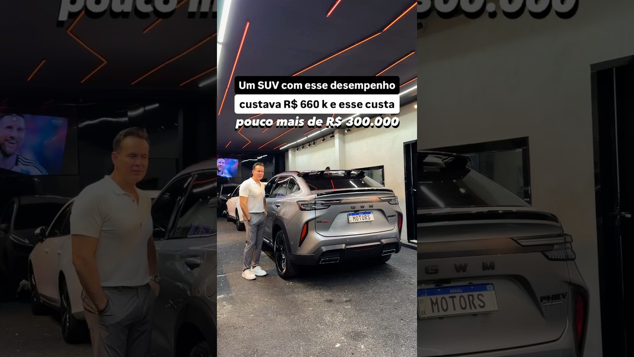 Um SUV com esse desempenho custava R$ 600 k e esse custa pouco mais de R$ 300.000