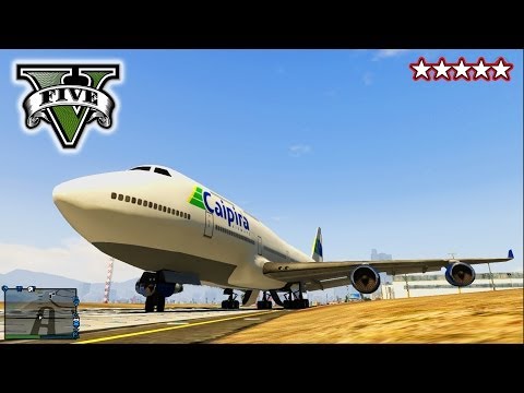 GTA 5 Funny Glitches!!! - 747 Jet Online, Underwater, Slingshots