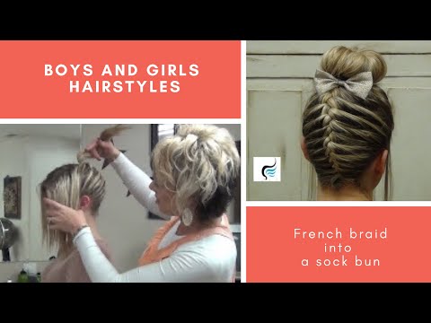 upside down french braid - We would like to introduce Rylie, RaDona's niece. Rylie wore her hair in this hairstyle to cheer at a high school game and we loved it, so we invited her to ...