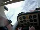 In flight over Courchevel, French Alps