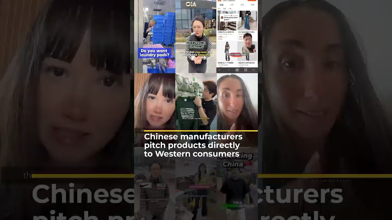 Chinese manufacturers pitch products directly to Western consumers | AJ #shorts