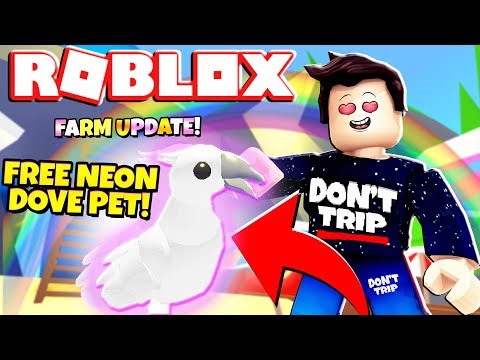 New How To Get A Free Neon Dove In Adopt Me New Adopt Me Farm