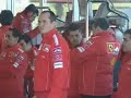 Michael Schumacher testing the Ferrari F2004