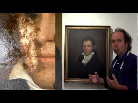 how to repair oil paintings