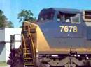 CSX #7678 in Folkston, Georgia