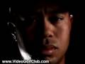 Elegant Tiger Woods Slow Motion Swing Portrait Video