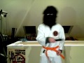 Gorilla that has sweet nunchuck skills