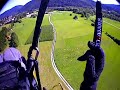 Vliegen boven Kobarit met doellanding