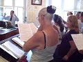 compline motet by thomas tallis. the cathedral chamber choir in rehearsal, york minster august 2008