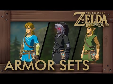 Zelda Breath of the Wild - All Armor Sets & Amiibo Outfits