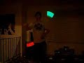 Glowstringing by Kael! Glowsticking Stringing Poi