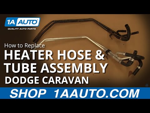 How To Replace Rusted Leaking Rear Heat Tubes 01-10 Dodge Caravan Town and Country