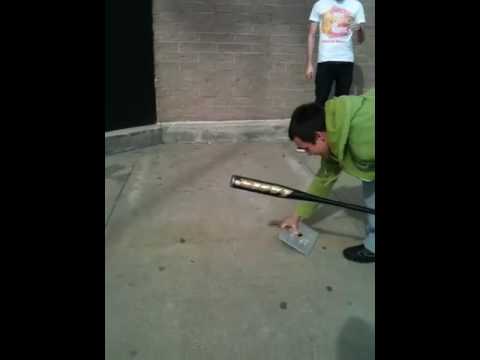 Watch 'Guy smashes iPad with bat'