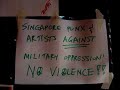 Burma Embassy Candle Light Vigil, S\