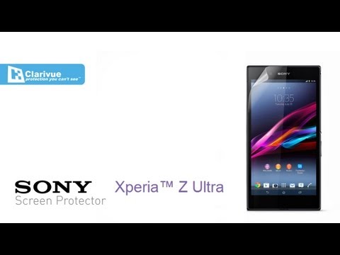 how to apply screen protector on xperia z